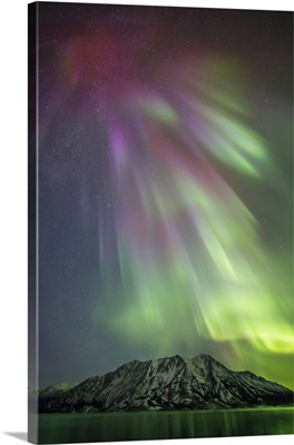 Aurora Borealis, Kluane Lake, Yukon, Canada