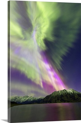 Aurora Borealis, Kluane Lake, Yukon, Canada