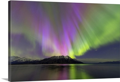 Aurora Borealis, Kluane Lake, Yukon, Canada