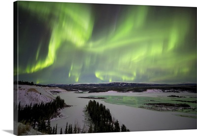Aurora Borealis, Whitehorse, Yukon, Canada