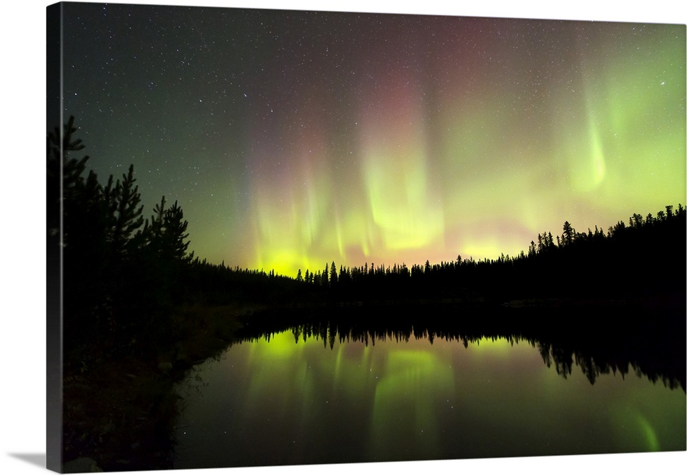 Aurora Borealis, Whitehorse, Yukon, Canada.