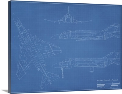 Blueprint Of A F-4 Phantom II