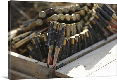 Box Of 70mm Rifle Ammunition