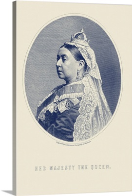 British Monarchy Portrait Of Queen Victoria