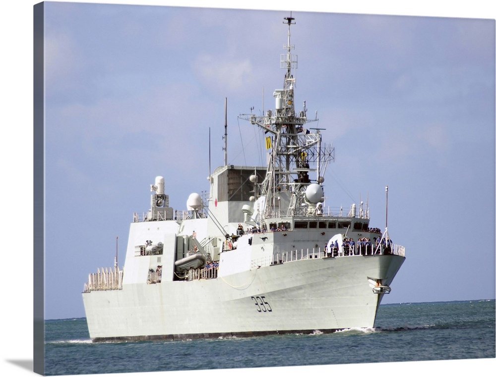Canadian Navy Halifax-class frigate HMCS Calgary.