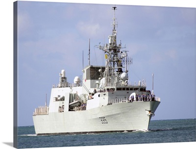 Canadian Navy Halifax-class frigate HMCS Calgary