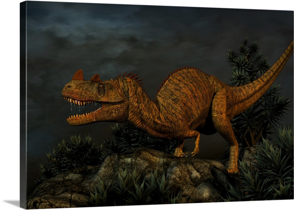 Ceratosaurus was a large predatory dinosaur from the Late Jurassic Period.