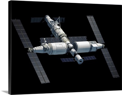 Chinese Space Station Tiangong 2022, Complete View