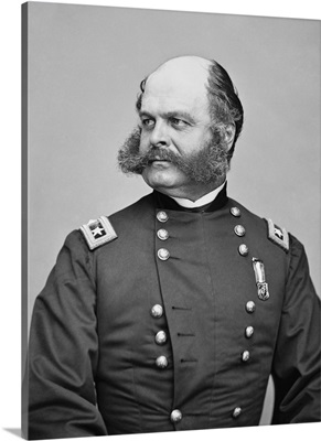 Civil War Portrait Of General Ambrose Burnside
