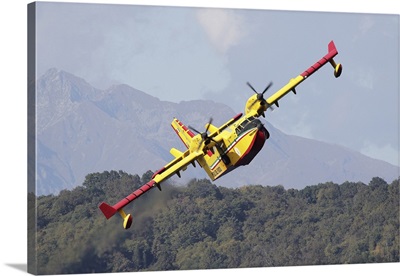 CL-415 Firefighting Aircraft Of Italy's Vigili Del Fuoco