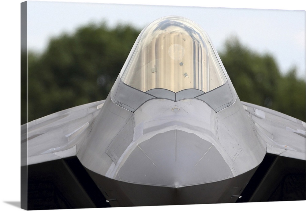 Close-Up Of The Nose Cone On A F-22 Raptor Of The United States Air Force