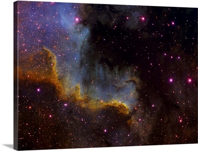 Closeup view of North America nebula