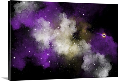 Cloudy Purple Nebula