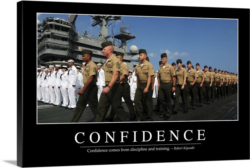 Confidence: Inspirational Quote and Motivational Poster | Great Big Canvas