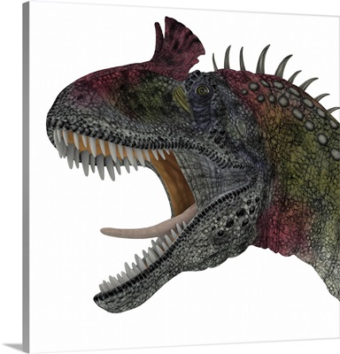 Cryolophosaurus portrait