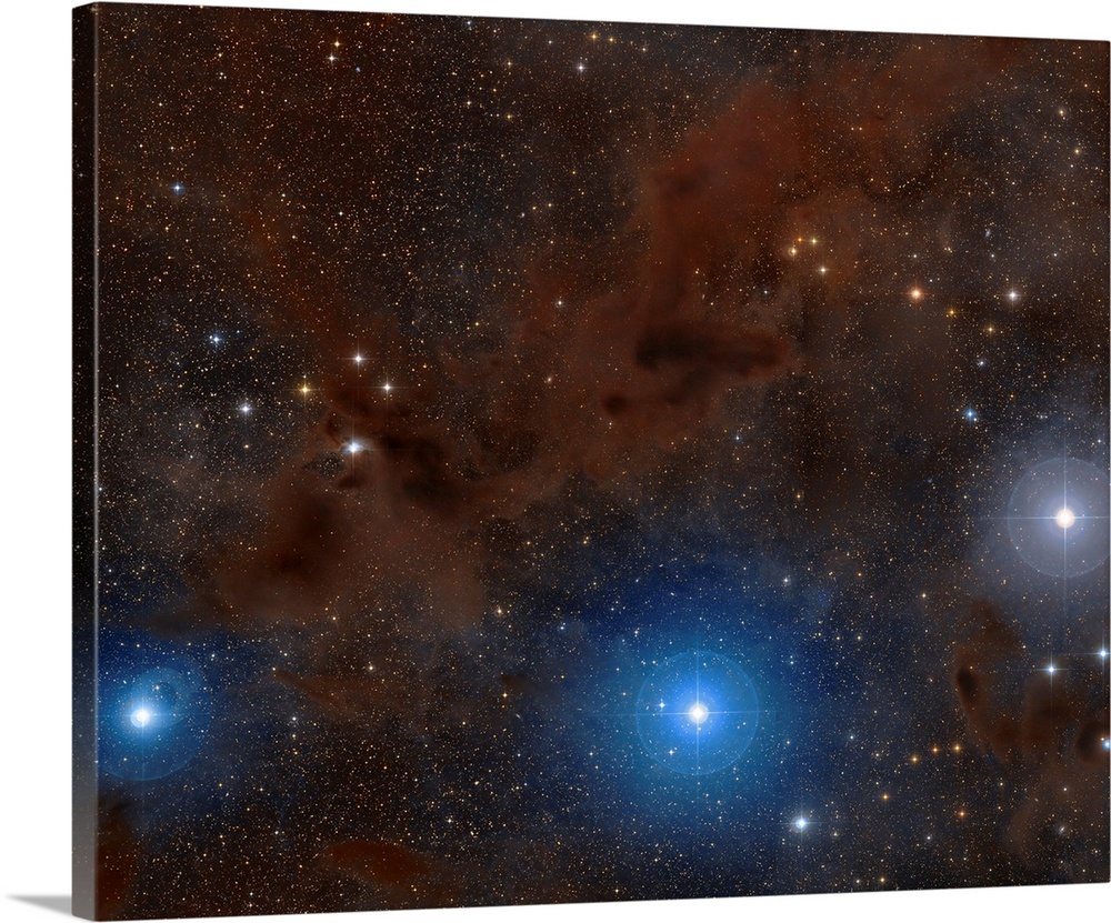 Dark nebulae in Lupus constellation.