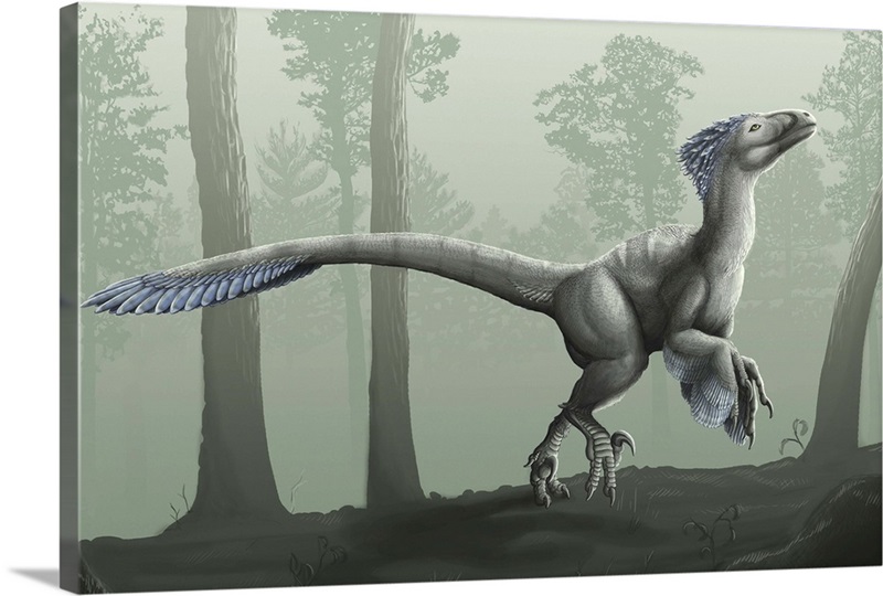 Deinonychus antirrhopus my favorite dinosaur (Art by me) : r/Dinosaurs