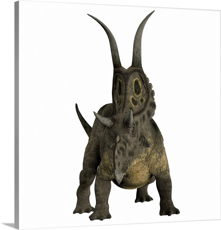 Diabloceratops dinosaur Wall Art, Canvas Prints, Framed Prints, Wall ...