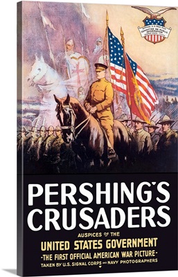 Digitally restored vector war propaganda poster. First Official American War Picture