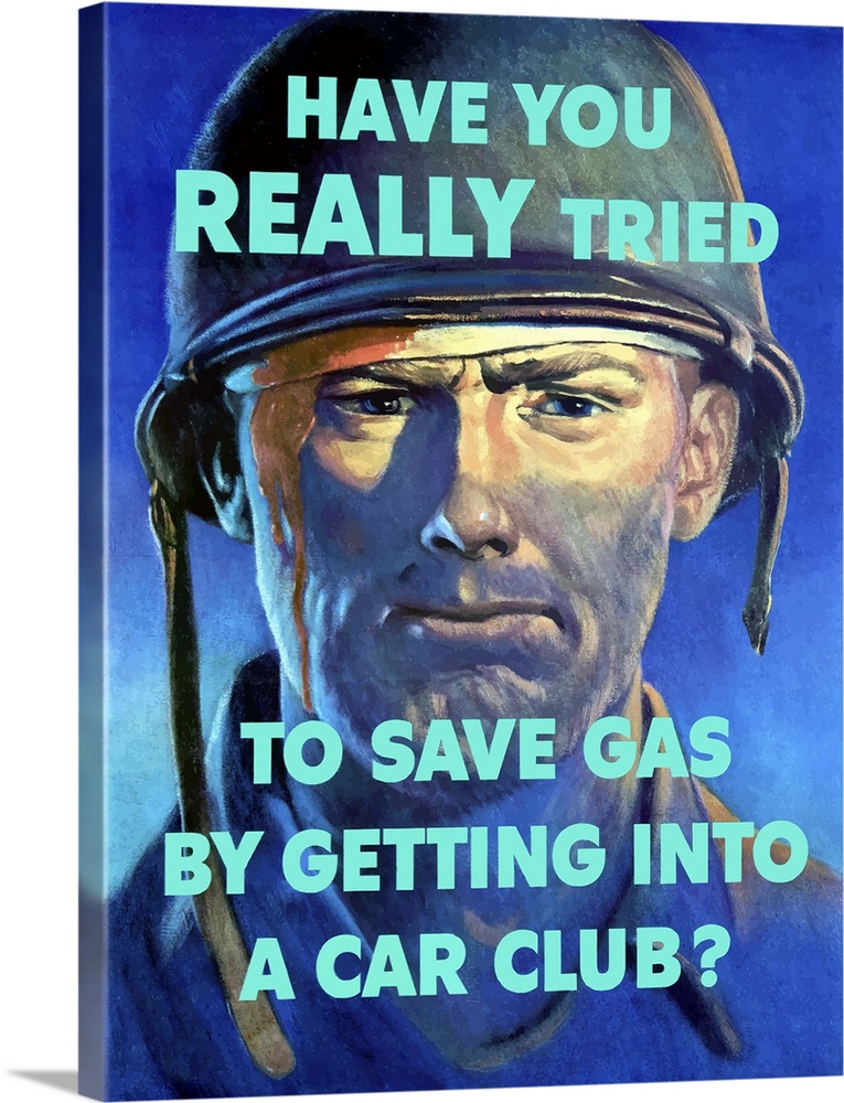 Digitally restored vector war propaganda poster. This vintage World War Two poster features the face of a bruised and bloo...