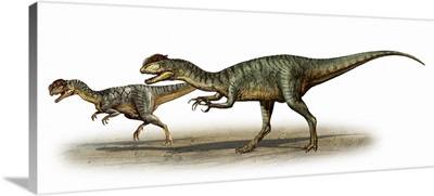 Dilophosaurus wetherilli, a prehistoric era dinosaur