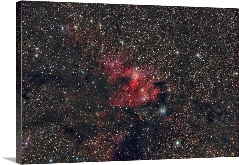 Emission nebula Sh2-155, the Cave Nebula.