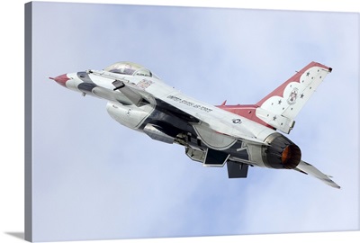 F-16C Fighting Falcon Of U.S. Air Force Thunderbirds Taking Off