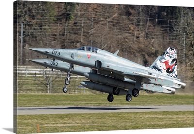 F-5E Tiger II From The Swiss Air Force Taking Off