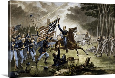 General Philip Kearny's fatal charge at the Battle of Chantilly