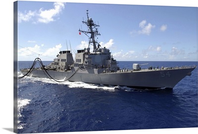 Guided missile destroyer USS Curtis Wilbur