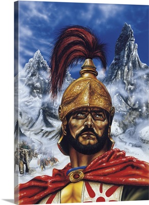 Hannibal Barca, Carthaginian leader.