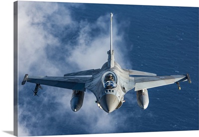 Hellenic Air Force F-16C Block 52 Off The Coast Of Kefalonia, Greece