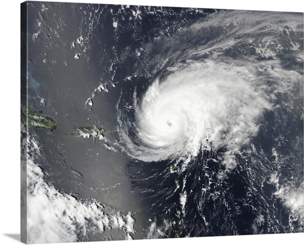 Hurricane Jose over the Leeward Islands.