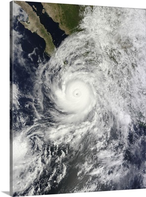 Hurricane Odile southeast of the Baja California peninsula