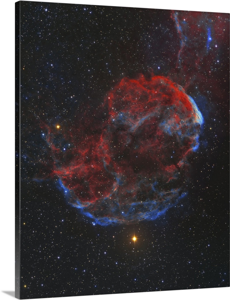 IC 443 supernova remnant, known as the Jellyfish Nebula.