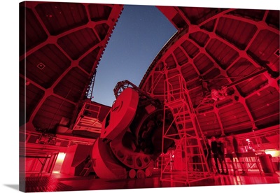 Inside View Of The 60-Inch Telescope At Mount Wilson Observatory, California, USA