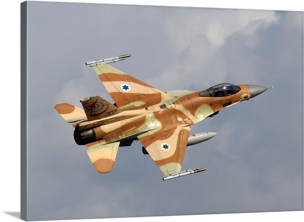 Israel Air Force F-16C taking off.