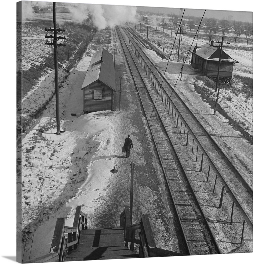 January 1943 - Freight train operations on the Chicago and Northwestern Railroad between Chicago and Clinton, Iowa. The jo...