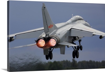 JH-7A Attack Airplane Of The Chinese Air Force Taking Off
