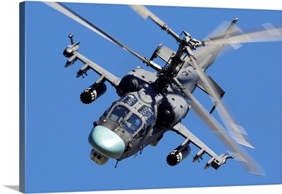 Ka-52 Alligator Attack Helicopter Of Russian Air Force