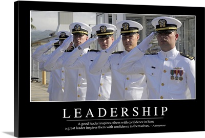 Leadership: Inspirational Quote and Motivational Poster