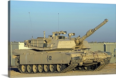 M1 Abram tank at Camp Warhorse