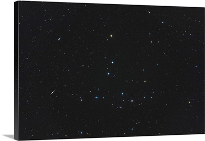 Melotte 111 Star Cluster In Coma Berenices With Surrounding Galaxies