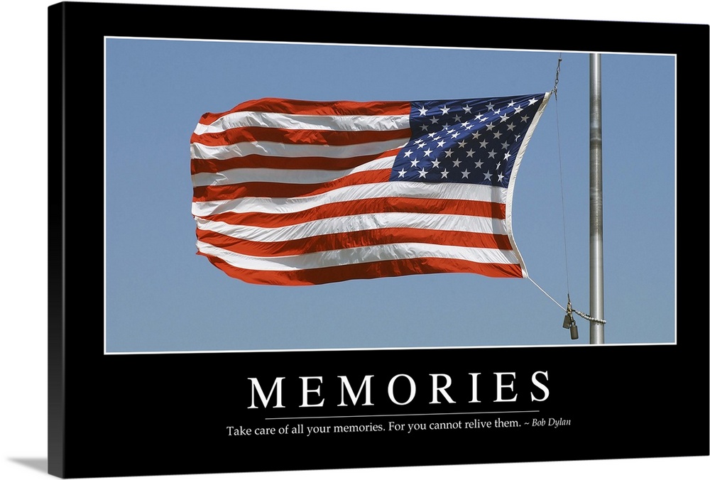 Memories: Inspirational Quote and Motivational Poster