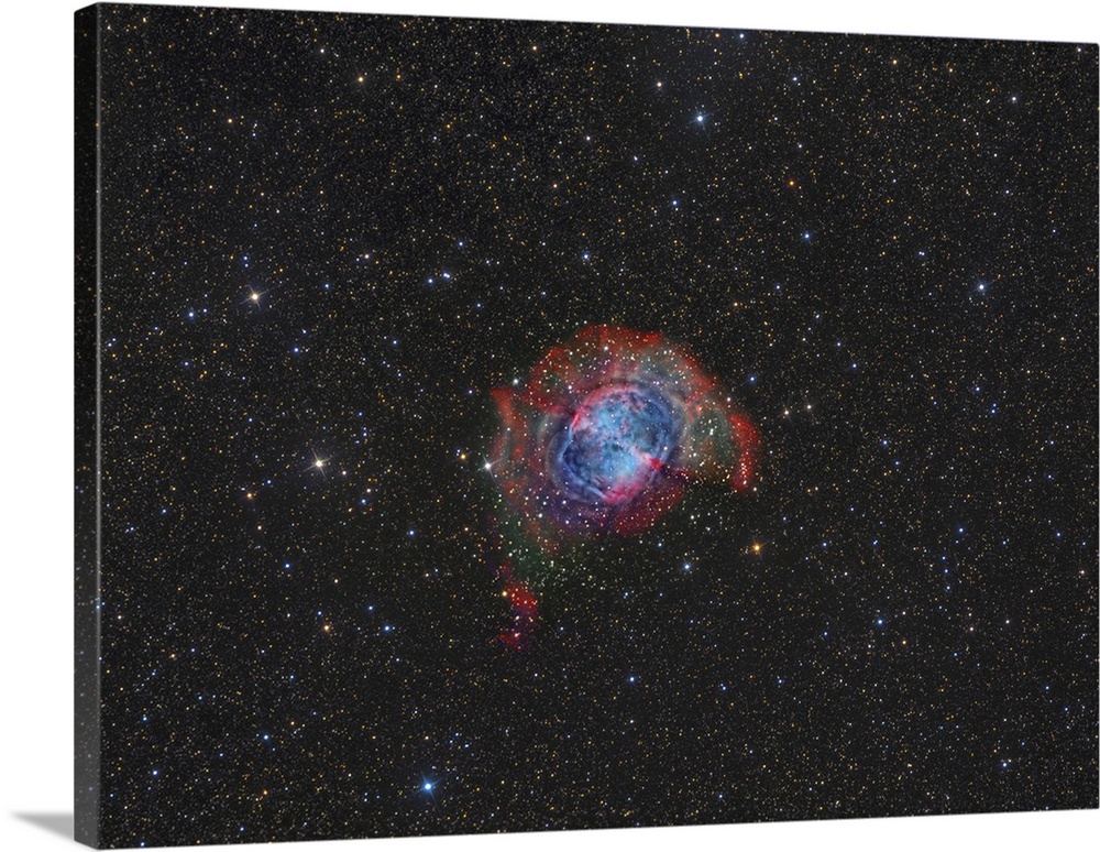 Messier 27, the Dumbbell Nebula.