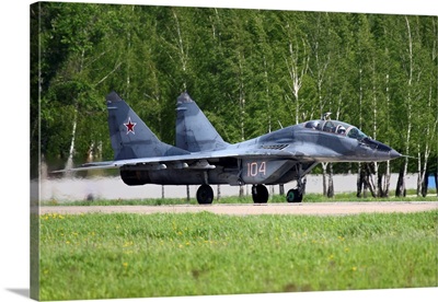 Mig-29UB Jet Fighter Of The Russian Air Force, Kubinka, Russia