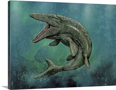 Mosasaurus Swimming