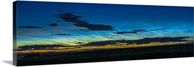 Noctilucent Clouds At Dawn, Alberta, Canada