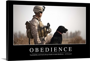 Obedience: Inspirational Quote and Motivational Poster image thumbnail