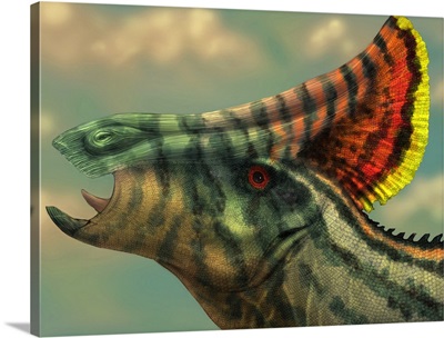 Olorotitan dinosaur portrait